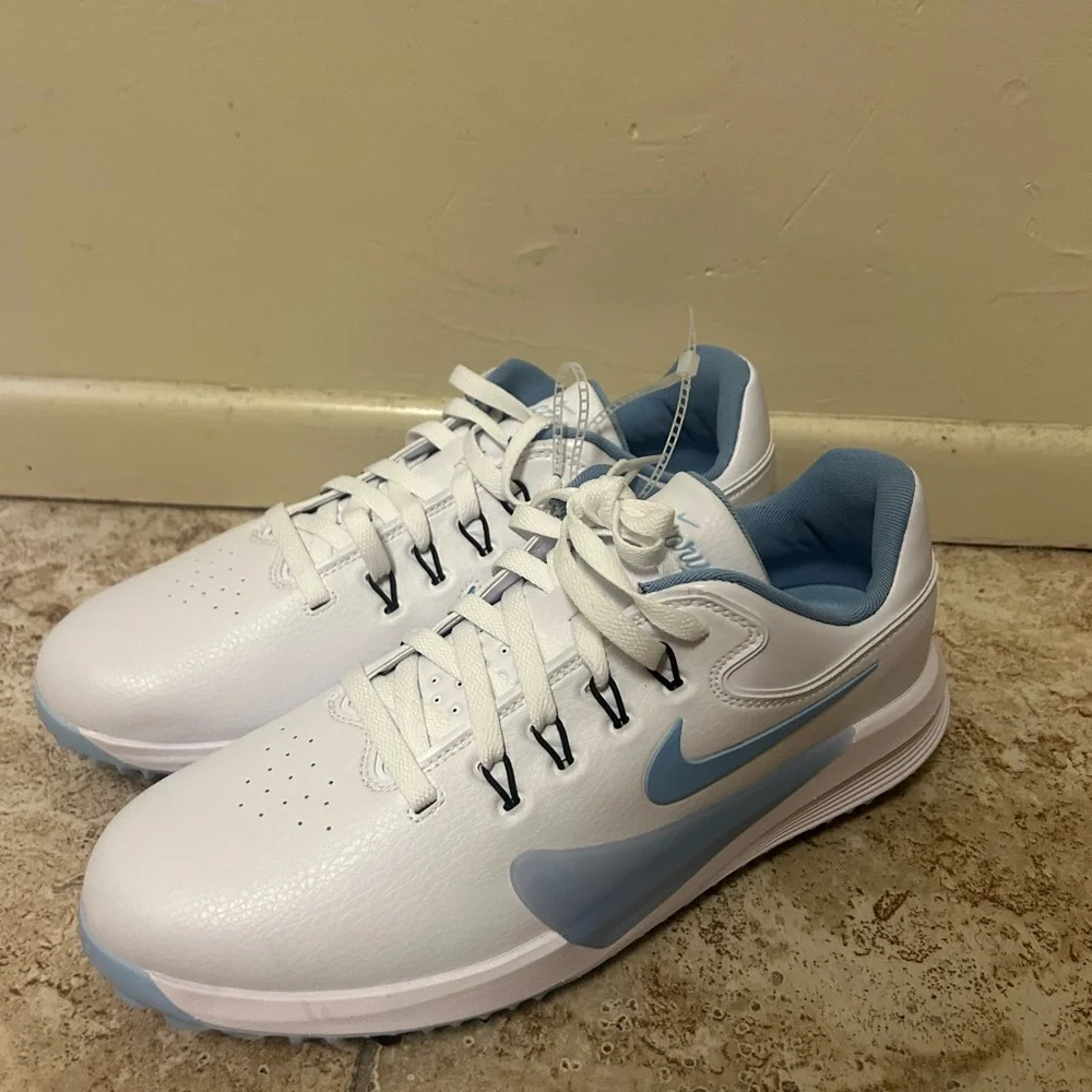 Nike Victory Pro 4 White/Psychic Blue Golf Shoes FZ7611-101 Men's Size 8.5-12